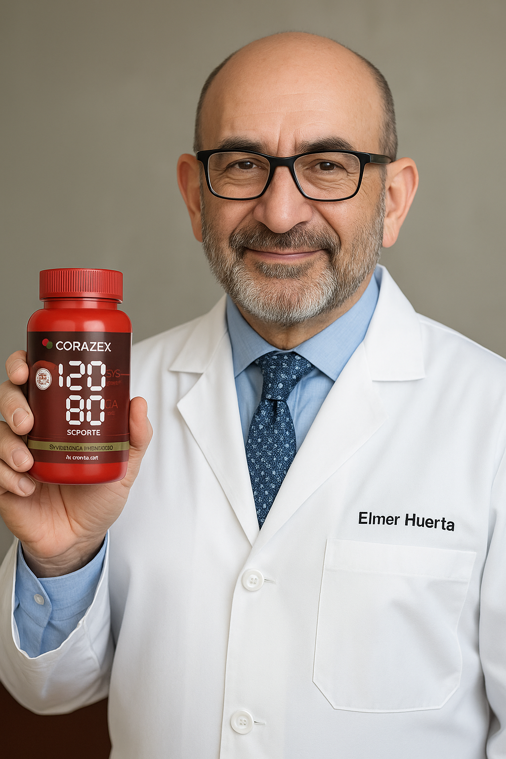 El Dr. Huerta con su hija